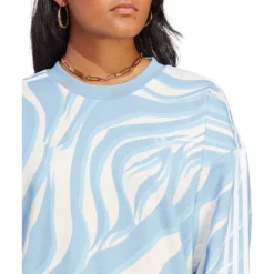 Adidas Originals Abstract Allover Animal Print Sweatshirt -Lumi Wear Shop adidas originals abstract allover animal print sweatshirt 4