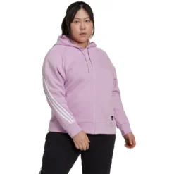 Adidas Sportswear Future Icons 3 Stripes Big Full Zip Sweatshirt