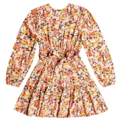 Billabong Golden Glow Long Sleeve Short Dress -Lumi Wear Shop billabong golden glow long sleeve short dress 3