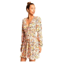 Billabong Golden Glow Long Sleeve Short Dress -Lumi Wear Shop billabong golden glow long sleeve short dress 4