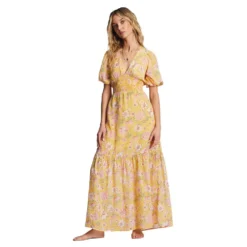 Billabong Spellbound Short Sleeve Long Dress