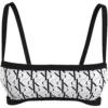 Calvin Klein Bandeau Monogram Bikini Top -Lumi Wear Shop calvin klein bandeau monogram bikini top