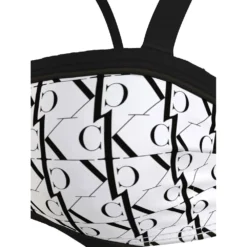 Calvin Klein Bandeau Monogram Bikini Top -Lumi Wear Shop calvin klein bandeau monogram bikini top 4