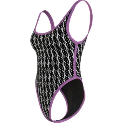 Calvin Klein Scoop Back One Monogram Swimsuit -Lumi Wear Shop calvin klein scoop back one monogram swimsuit 2