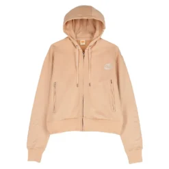 Embossed Logo Full Zip Sweatshirt