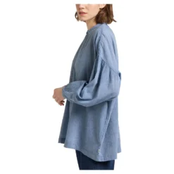 Relaxed Long Sleeve Blouse -Lumi Wear Shop lee relaxed long sleeve blouse 4