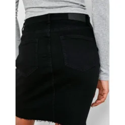 Noisy May Be Callie Denim V135BL BG High Waist Skirt -Lumi Wear Shop noisy may be callie denim v135bl bg high waist skirt 7