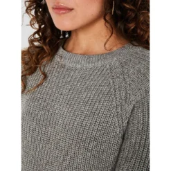 Noisy May Siesta Long Sleeve O Neck Knit Dress -Lumi Wear Shop noisy may siesta long sleeve o neck knit dress 4