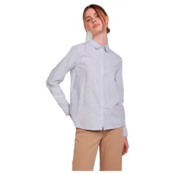Pieces Irena Oxford Long Sleeve Shirt