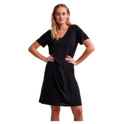 Pieces Kamala V Neck Short Sleeve Long Dress