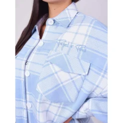 Two-Tone Checkered Overshirt -Lumi Wear Shop project x paris two tone checkered overshirt 4