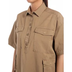 Replay W9001.000.84082G Short Sleeve Dress -Lumi Wear Shop replay w9001.000.84082g short sleeve dress 3