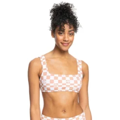 Roxy Check It 2Lette Bikini Top