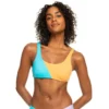 Roxy ERJX304952 Colorblock Part Bikini Top -Lumi Wear Shop roxy erjx304952 colorblock part bikini top