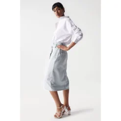 21005951 Midi Skirt -Lumi Wear Shop salsa jeans 21005951 midi skirt 3