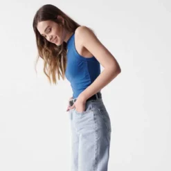 Basic Halter Blouse -Lumi Wear Shop salsa jeans basic halter blouse 2