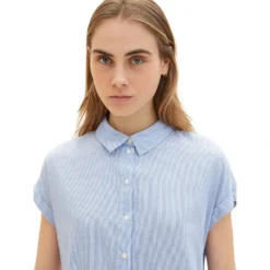 Tom Tailor Stripped Short Sleeve Shirt -Lumi Wear Shop tom tailor stripped short sleeve shirt 5