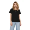 Vero Moda Aria Short Sleeve Blouse 2 Vero Moda Aria Short Sleeve Blouse -Lumi Wear Shop vero moda aria short sleeve blouse