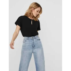 Vero Moda Aria Short Sleeve Blouse -Lumi Wear Shop vero moda aria short sleeve blouse 3
