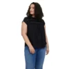 Vero Moda Curve Debbie Pleat Sleeveless Blouse -Lumi Wear Shop vero moda curve debbie pleat sleeveless blouse
