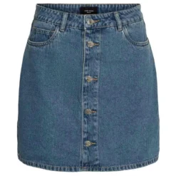 Vero Moda Harper HR M Skater Denim Skirt -Lumi Wear Shop vero moda harper hr m skater denim skirt 2