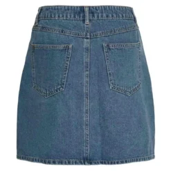 Vero Moda Harper HR M Skater Denim Skirt -Lumi Wear Shop vero moda harper hr m skater denim skirt 3