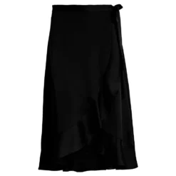 Vila Ellette Wrap High Waist Midi Skirt