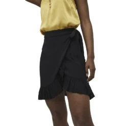 Vila Fini Wrap High Waist Short Skirt -Lumi Wear Shop vila fini wrap high waist short skirt 3
