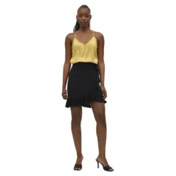 Vila Fini Wrap High Waist Short Skirt -Lumi Wear Shop vila fini wrap high waist short skirt 4