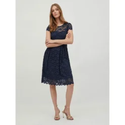 Vila Kalila Lace Short Sleeve Dress -Lumi Wear Shop vila kalila lace short sleeve dress 4
