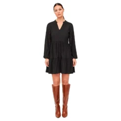 Vila Kawa Long Sleeve Dress