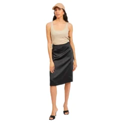 Vila Meko High Waist Midi Skirt 12 Vila Meko High Waist Midi Skirt -Lumi Wear Shop vila meko high waist midi skirt 4