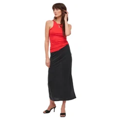 Vila Modala High Waist Long Skirt 13 Vila Modala High Waist Long Skirt -Lumi Wear Shop vila modala high waist long skirt 5