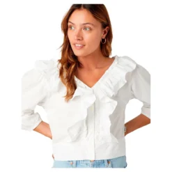 Wrangler Western Frill Blouse Regular Fit Long Sleeve Shirt 9 Wrangler Western Frill Blouse Regular Fit Long Sleeve Shirt -Lumi Wear Shop wrangler western frill blouse regular fit long sleeve shirt 3