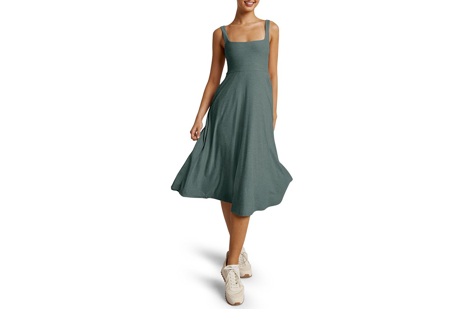 Lumi Wear Shop -Lumi Wear Shop beyond yoga featherweight at the ready square neck dress 8276b9e8898a46b1a10405477fdd1b46